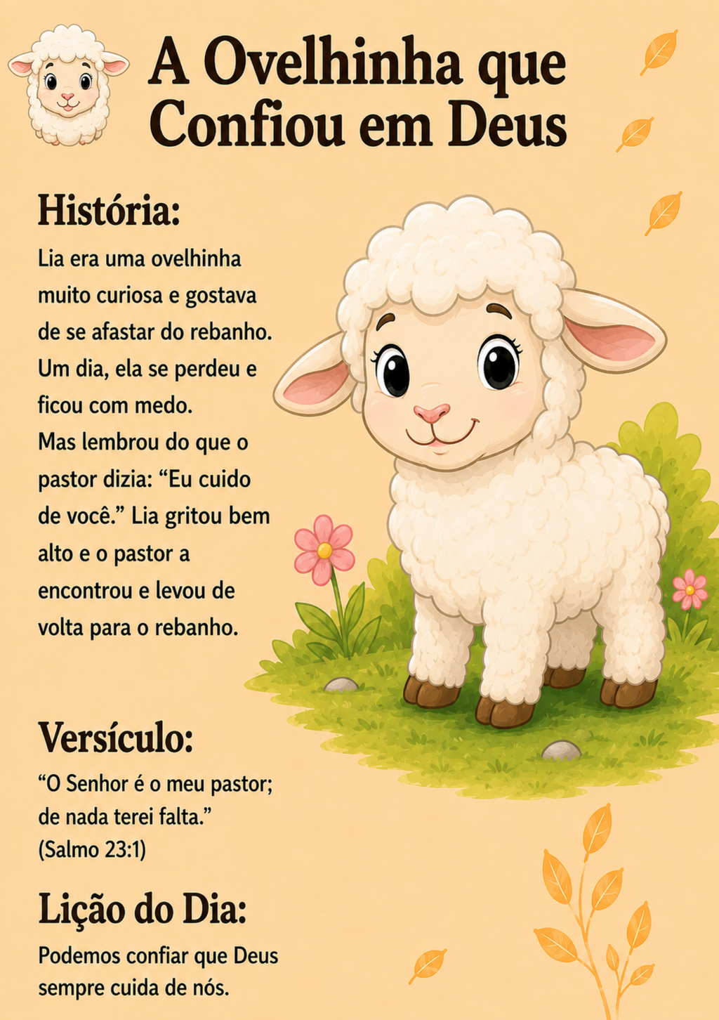 ARCA DE NOÉ KIDS 
Livro de história sobre Deus e os animais Volume 1