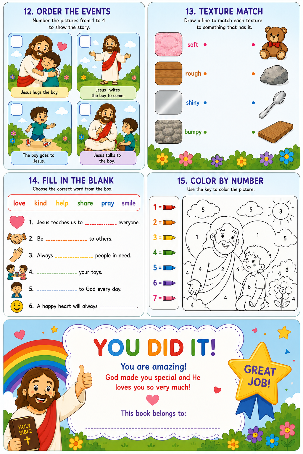 Autism Printable Bund/This book helps children:  * 🌈 Develop fine motor skills through coloring and activities.
* 💬 Encourage communication and language development.
* 🧩 Improve focus, attention, and cognitive skills.
* ❤️ Build confidence in a gentle