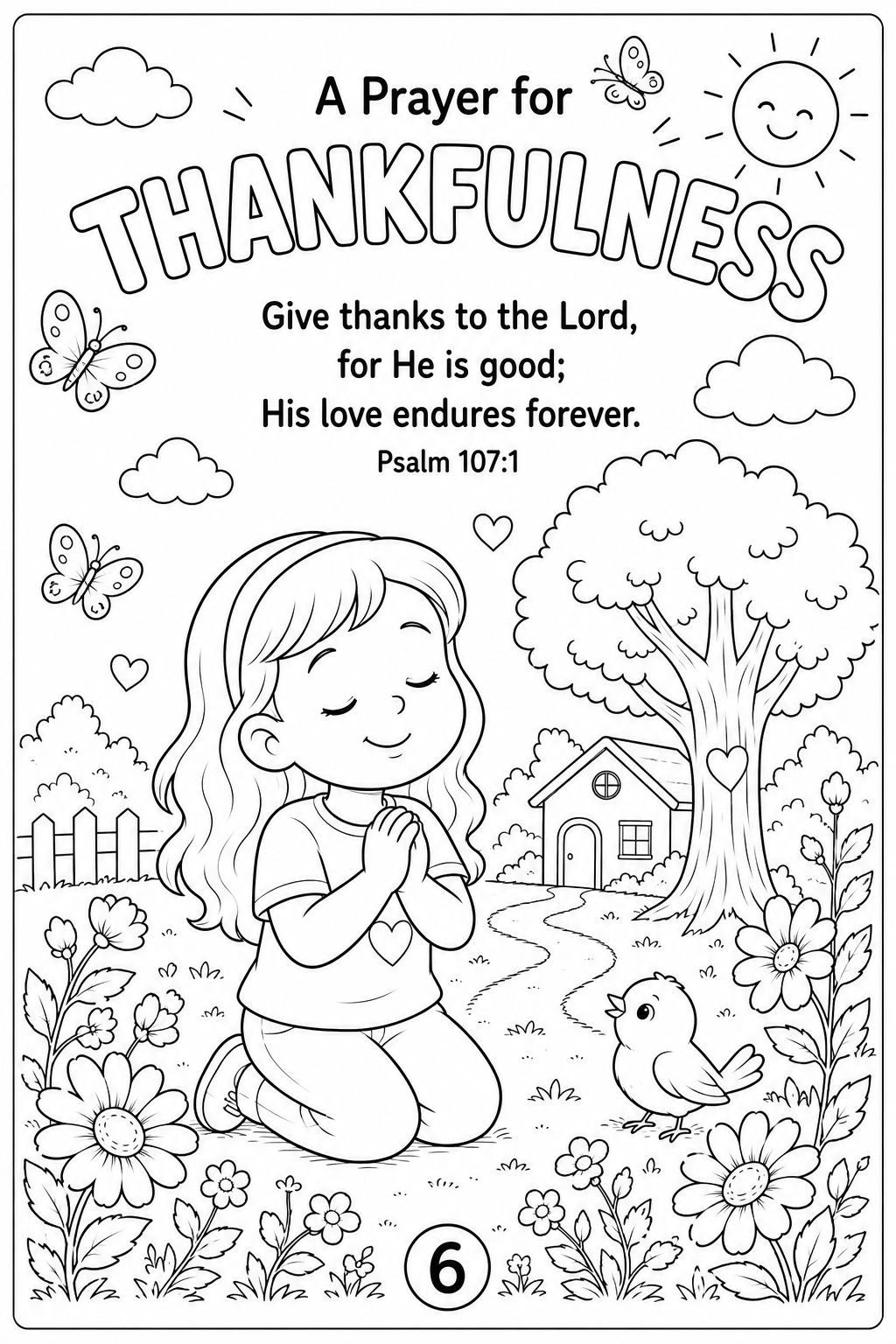 Pray Every Day Colouring Book | Christian Printable Activity Book for Kids | 20 PNG Pages | Bible Verses & Prayer Activities | Ages 4–12