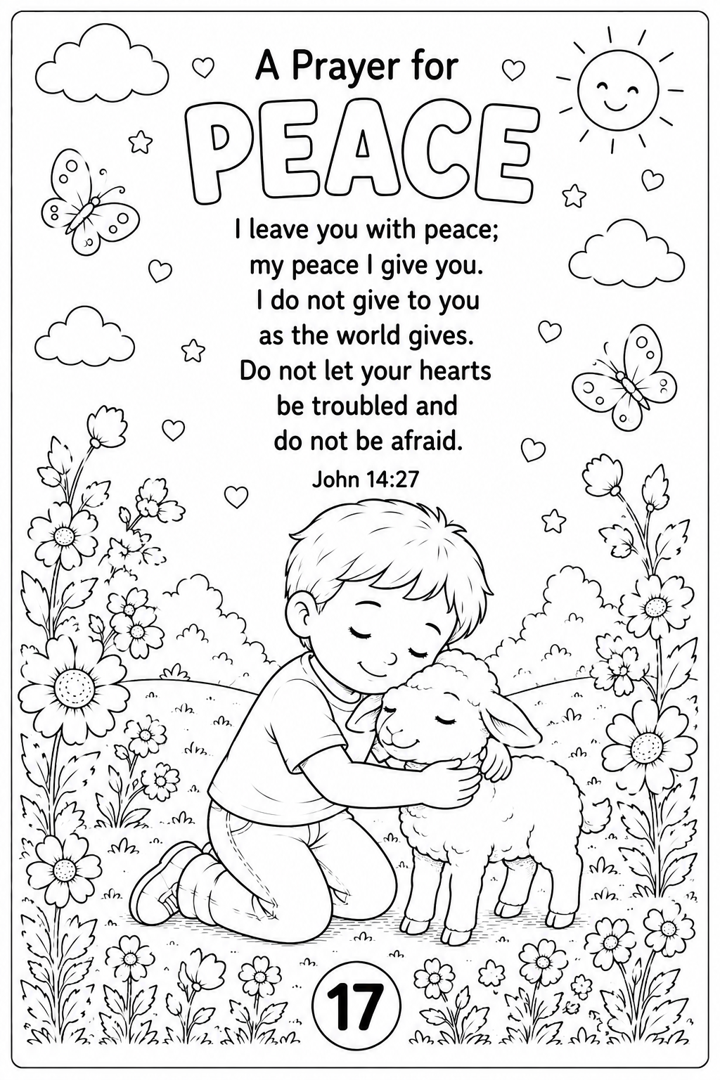 Pray Every Day Colouring Book | Christian Printable Activity Book for Kids | 20 PNG Pages | Bible Verses & Prayer Activities | Ages 4–12