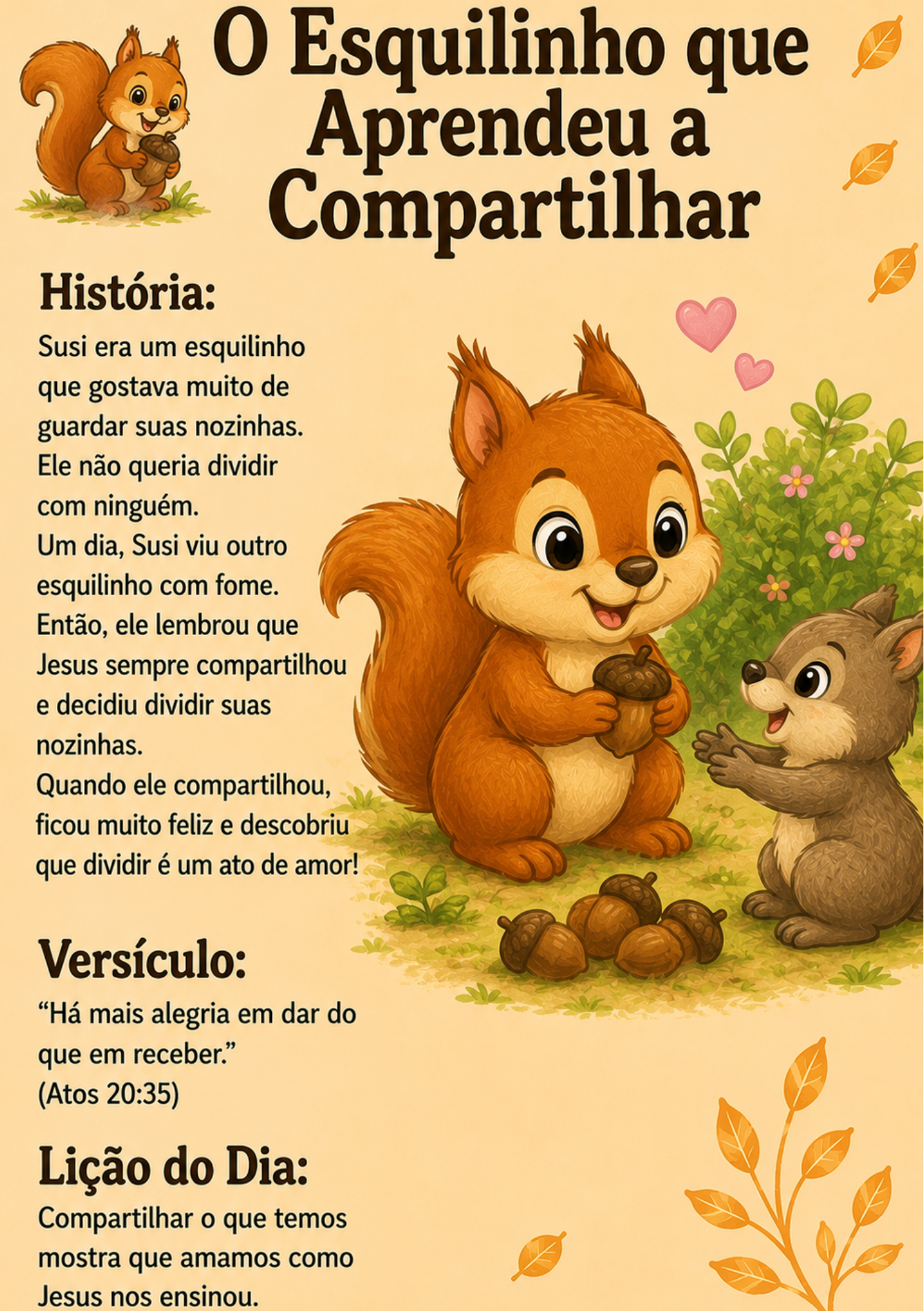 ARCA DE NOÉ KIDS 
Livro de história sobre Deus e os animais Volume 1