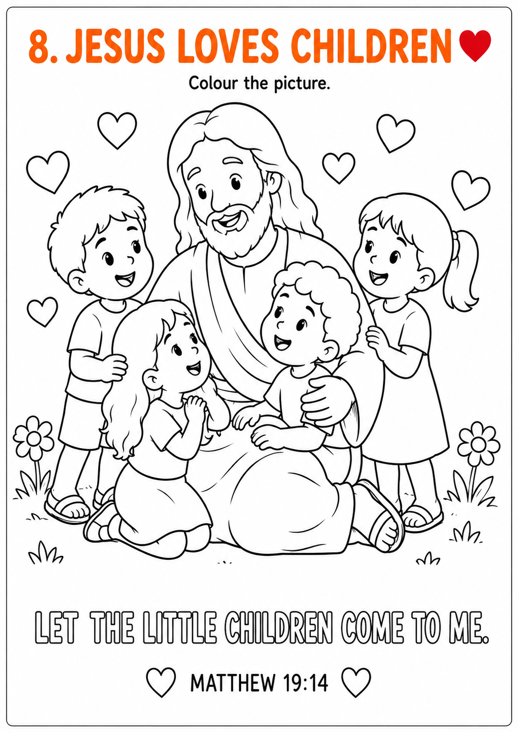 Learning with Jesus – Christian Autism Printable Activity Page | PNG Digital Download: This book helps children:

* 🌈 Develop fine motor skills through colouring and activities.
* 💬 Encourage communication and language development.
* 🧩 Improve focus.