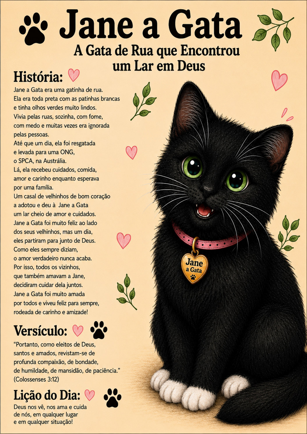 ARCA DE NOÉ KIDS 
Livro de história sobre Deus e os animais Volume 1