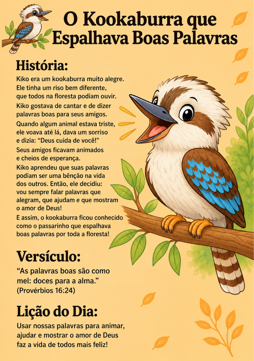 ARCA DE NOÉ KIDS 
Livro de história sobre Deus e os animais Volume 1