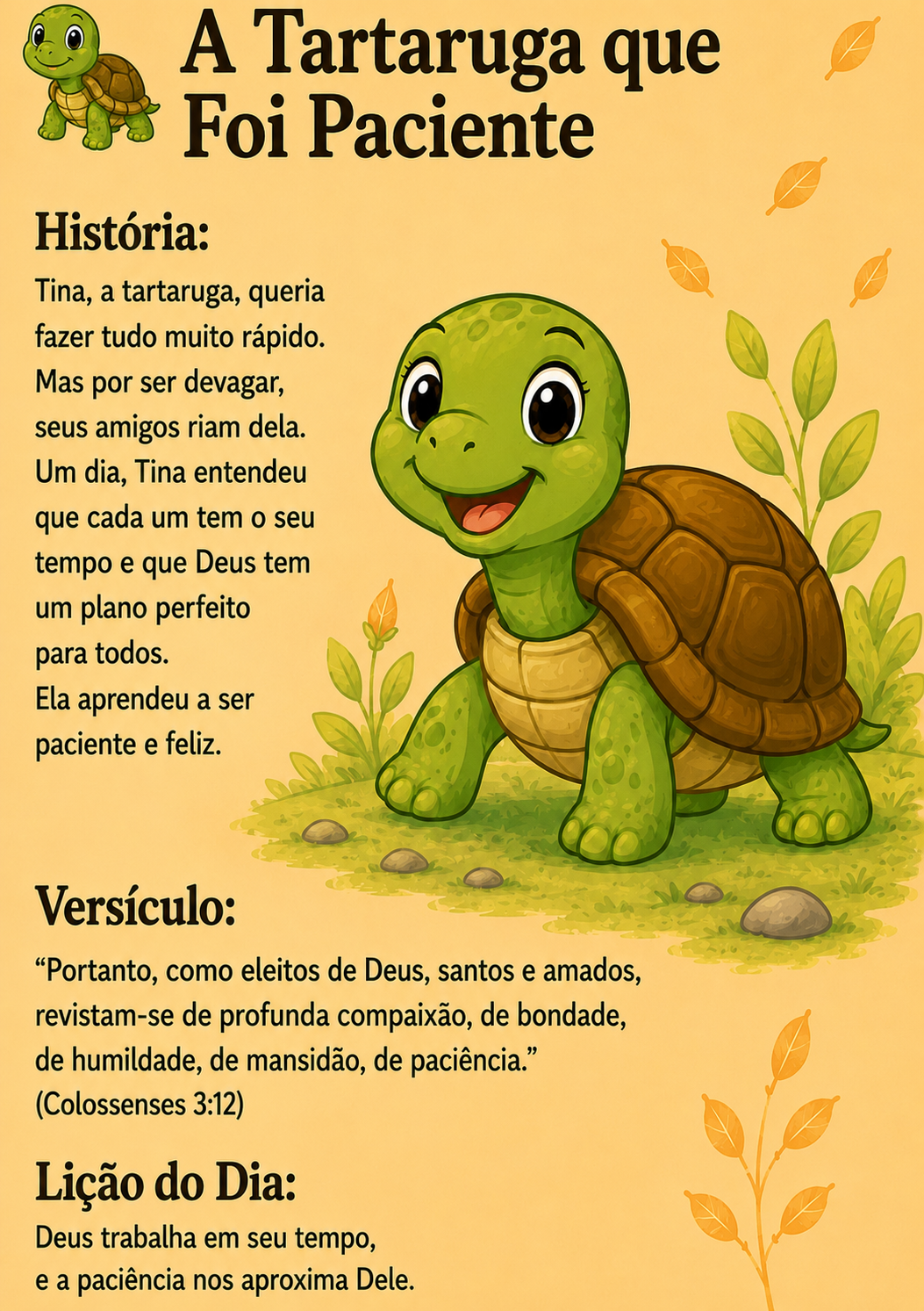ARCA DE NOÉ KIDS 
Livro de história sobre Deus e os animais Volume 1