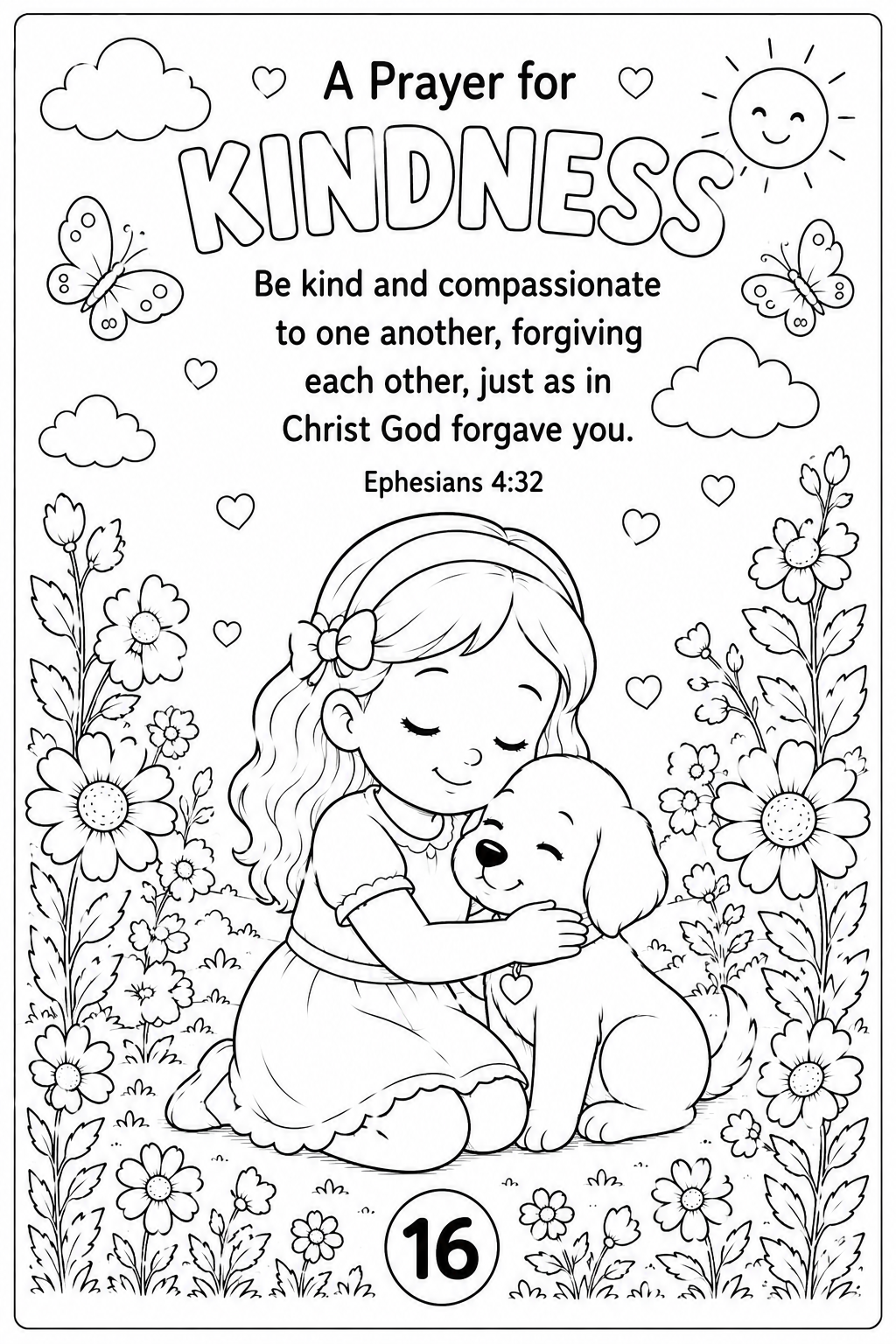 Pray Every Day Colouring Book | Christian Printable Activity Book for Kids | 20 PNG Pages | Bible Verses & Prayer Activities | Ages 4–12