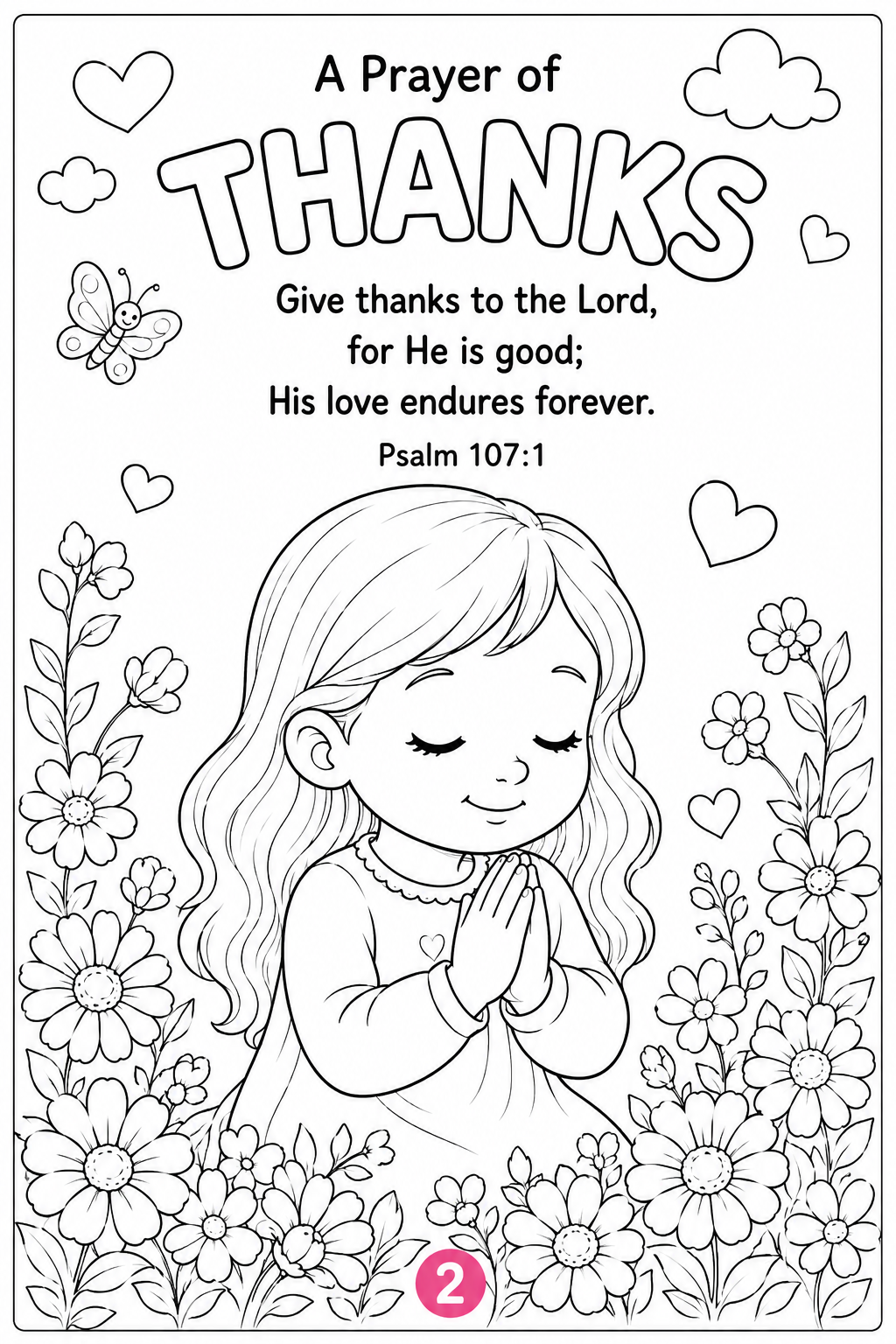 Pray Every Day Colouring Book | Christian Printable Activity Book for Kids | 20 PNG Pages | Bible Verses & Prayer Activities | Ages 4–12