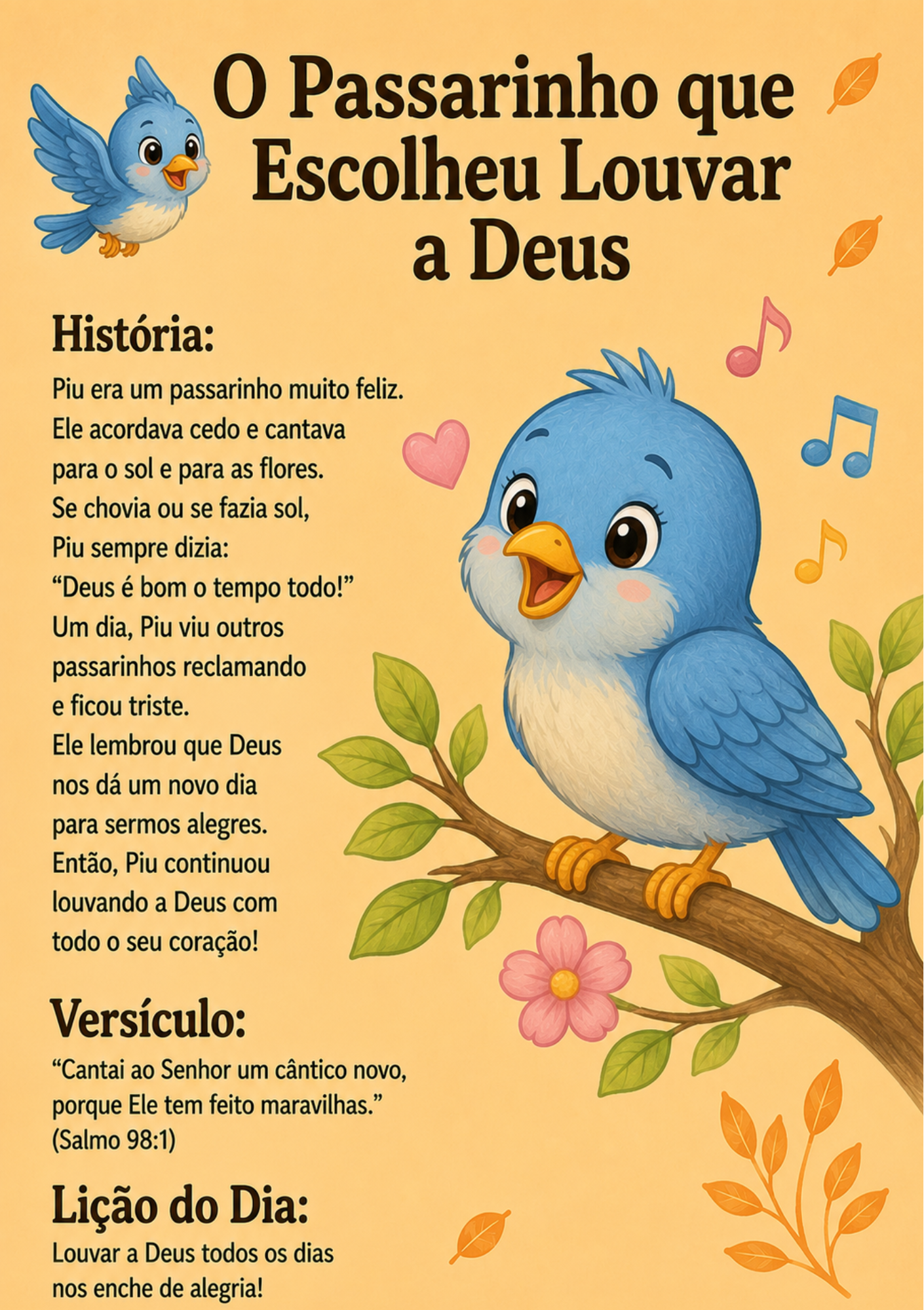 ARCA DE NOÉ KIDS 
Livro de história sobre Deus e os animais Volume 1
