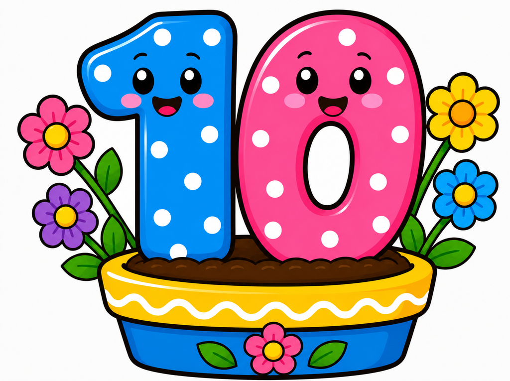 Enchanted Garden Numbers – Educational Kit (1–10)