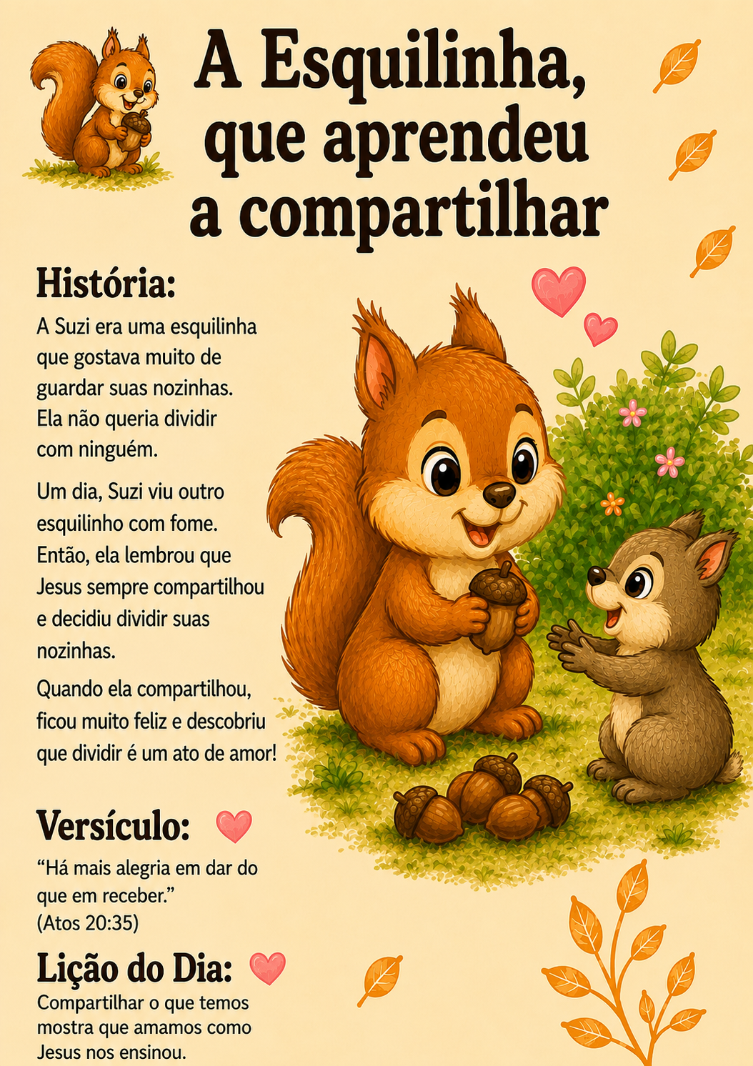 ARCA DE NOÉ KIDS 
Livro de história sobre Deus e os animais Volume 1