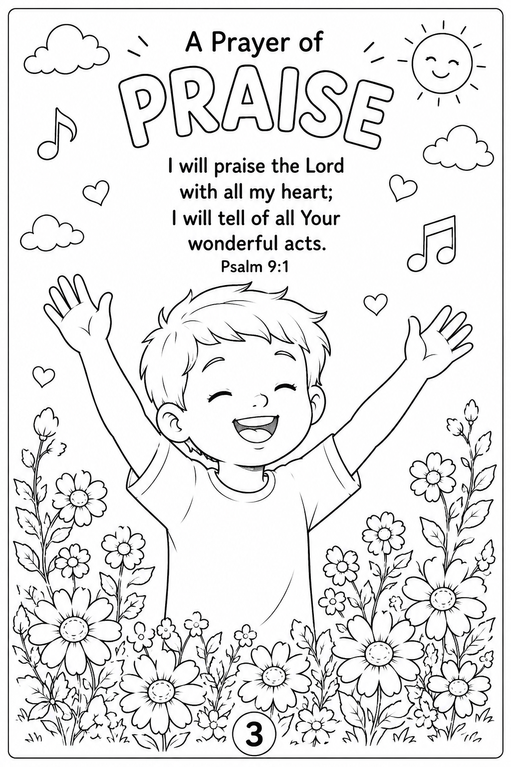 Pray Every Day Colouring Book | Christian Printable Activity Book for Kids | 20 PNG Pages | Bible Verses & Prayer Activities | Ages 4–12