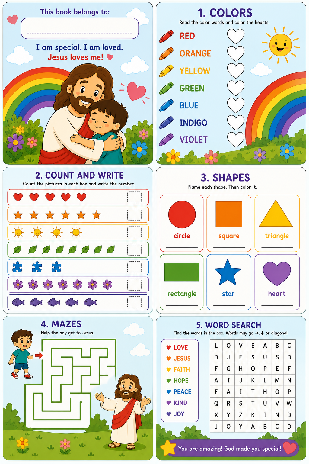 Autism Printable Bund/This book helps children:  * 🌈 Develop fine motor skills through coloring and activities.
* 💬 Encourage communication and language development.
* 🧩 Improve focus, attention, and cognitive skills.
* ❤️ Build confidence in a gentle