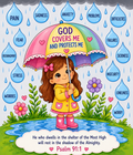 Psalm 91:1 Christian Printable Bundle | Color Poster + Coloring PNG Page